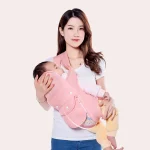 Portebébé respirant léger et simple adapté à toutes les saisons sac à dos ergonomique maternité 02 ans confortable et sécuritaire