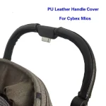 Housses de poignée en cuir PU pour Cybex Mios accessoires de poussette protection et confort pour bébé style moderne 2 pièces