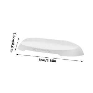 Support de caméra arrière pour voiture housse de pluie étanche protecteur de bouclier en silicone accessoire de sécurité pour conduite quotidienne  Blanc