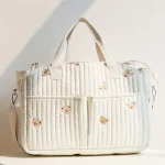 Sac à main bébé multifonctionnel design ours grande capacité messager sac à langer pratique