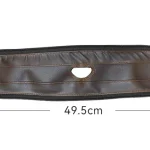 Housse de protection pour poussette Doona en simili cuir housse d&rsquo;hiver sac de rangement étui pour poignée en polyester design élégant couleur brun foncé