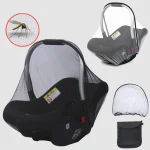 Moustiquaire pour siège auto bébé protection contre insectes filet antimoustiques housse de sécurité design portable protection ventilée rangement pratique accessoire bébé essentiel