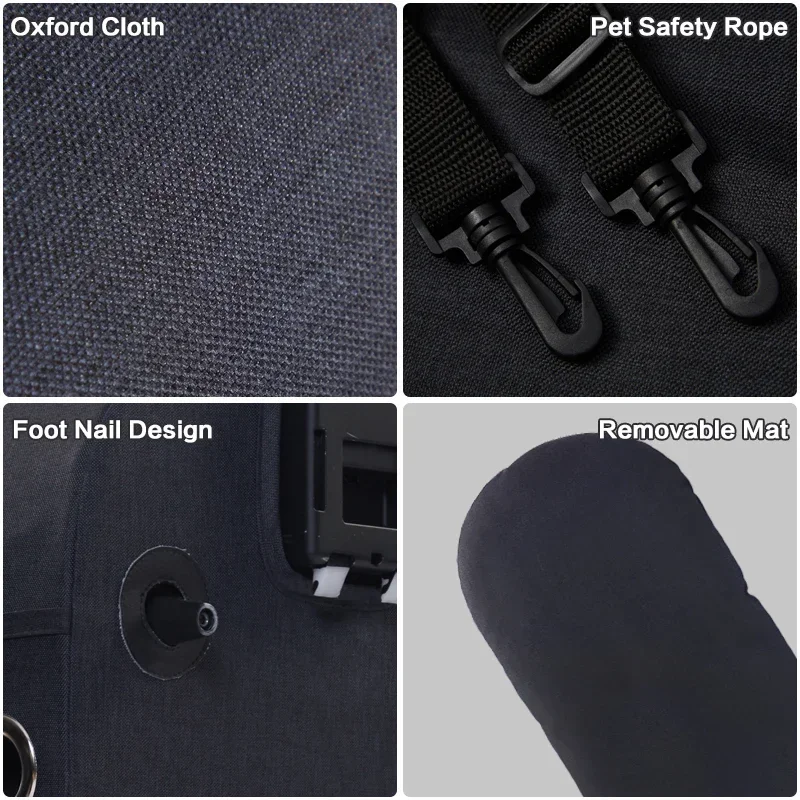 poussette de voyage amovible pour chat et chien, remorque de vélo electrolux, promenade facile, pliable et luxueuse pour animaux de compagnie poussette de voyage amovible pour chat et chien, remorque de vélo electrolux, promenade facile, pliable et luxueuse pour animaux de compagnie