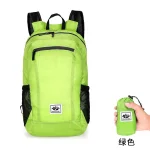 Sac à dos randonnée léger pliable étanche 20L portable extérieur Green sac de voyage pour femmes hommes