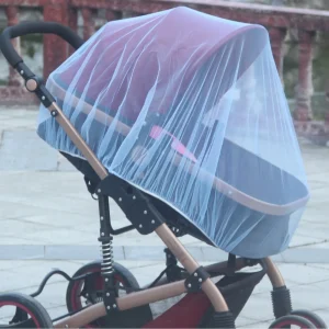 Protection filet moustiquaire poussette universelle bébé extérieure respirante antiinsectes en tissu léger portable