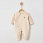 Combinaison bébé coton doux manches longues pyjama confortable 018 mois unisexe bébé nouveauné