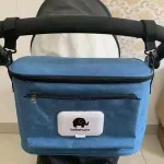 Sac à couches animé bébé poussette organizer sacs chariot panier accessoires bleu