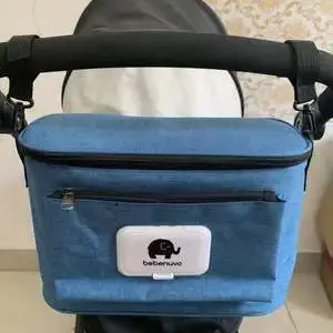 Sac à couches animé bébé poussette organizer sacs chariot panier accessoires bleu Sac à couches animé bébé poussette organizer sacs chariot panier accessoires bleu