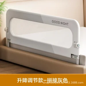 Clôture de berceau gardecorps bébé Antichute lit côté déflecteur voyage pliant jeunes enfants pratique lit clôture côté  Lshaped base 1.2m