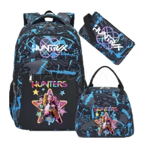 Sac à dos KPop Demon Hunters pour enfant fille garçon école retour cartable cadeau mochila ensembles