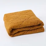 Couette en coton pour bébé 85x100cm maternité imprimé floral douce matelassée berceau literie hiver linge de lit enfant Fiber de soja qualité premium 14