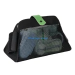 Pannier fixation polyvalent pour poussette compartiment large installation rapide imperméable durable compatible pliable couleur verte sac à langer spacieux rangement optimal bébé 01 ans