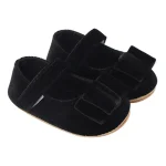 Chaussures plates bébé fille nœud velours semelle souple CPull coordonnées douces princesse accessoires articles bébé