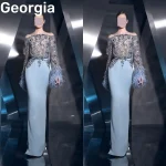 Robe formelle enfant microfibre mousseline sans manches longueur plancher occasion élégance confort