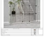 Grille de sécurité en fer noir pour bébé barrière de protection intérieure accessoire de rangement sécurité escalier balcon gardecorps design moderne