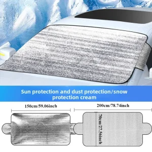 Paresoleil voiture réfléchissant protection UV et poussière 150x200cm design moderne matériaux synthétiques antichaleur universal Paresoleil voiture réfléchissant protection UV et poussière 150x200cm design moderne matériaux synthétiques antichaleur universal
