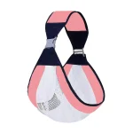 Portebébé sangle ronde ergonomique multifonctionnelle confortable et sécuritaire pour bébé rose pâle