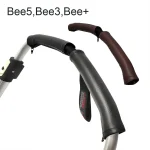 Housse de poignée en cuir PU pour poussette Bugaboo Bee 2 coloris design moderne confort et sécurité