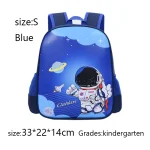 Sac à dos étoile astronaute pour enfant maternelle garçon bleu polyester design spatial bretelles rembourrées 33x22x14 cm Cathleen