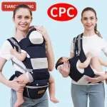 Portebébé ergonomique réglable multifonctionnel face avant sangle de taille pour nouveauné siège de hanche pour voyage confortable