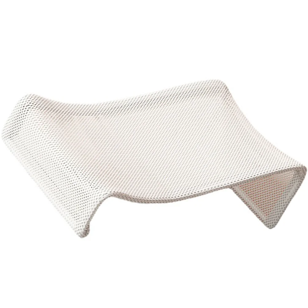 Siège bébé filet de bain portable pour nouveauné en acier inoxydable confortable et sécuritaire baignoire d’enfant avec support en maille