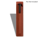 Étui à stylo cuir PU résistant sac à crayons élégant portable cadeau professionnel moderne qualité premium