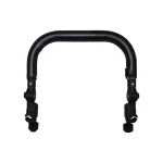 Main courante universelle Ushaped pour poussette landau barre parechocs bébé compatible multitubes cuir PU noir