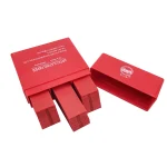 Feuilles de papier articulé pour artisanat modélisme bricolage créations manuelles accessoire professionnel qualité premium rouge vif 300 feuilles