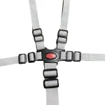 Ceinture de sécurité 5 points pour chaise haute bébé harnais ajustable protection enfants 12 ans style moderne matériaux sécurisés couleurs neutres