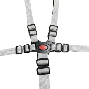 Ceinture de sécurité 5 points pour chaise haute bébé harnais ajustable protection enfants 12 ans style moderne matériaux sécurisés couleurs neutres