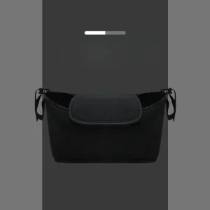 Organisateur de sac à dos et sacoches poussette bébé noir polyvalent rangement pratique style moderne