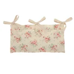 Cachesommier bébé floral 100% coton douillet romantique lit bassinet tissu léger motifs pastel style vintage cache base lit nouveauné enfant