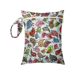 Sac à couches pour bébé imperméable réutilisable poche PUL voyage style Clodo 25x20cm安全便携婴儿尿布包