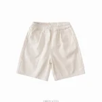 Short assorti pour famille tenue de famille vêtements mère et fille père et fils style quotidien élastique poches latérales polyblend confort modernité polyvalence qualité durabilité