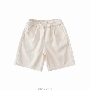 Short assorti pour famille tenue de famille vêtements mère et fille père et fils style quotidien élastique poches latérales polyblend confort modernité polyvalence qualité durabilité