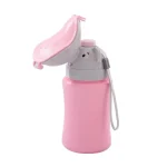 Flacon pulvérisateur pratique pour bébé spray cosmétique et hygiène rose et gris design ludique facile à utiliser idéal pour les sorties et voyages