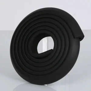 Bande de Protection en Silicone pour PareChocs Bords de Porte et Coins de Table Accessoire de Sécurité pour Enfants Design Moderne en Spiral Noir Bande de Protection en Silicone pour PareChocs Bords de Porte et Coins de Table Accessoire de Sécurité pour Enfants Design Moderne en Spiral Noir