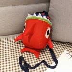 Sac à dos pour enfants design poisson coloré sac école maternelle pratique durable tissu doux résistant
