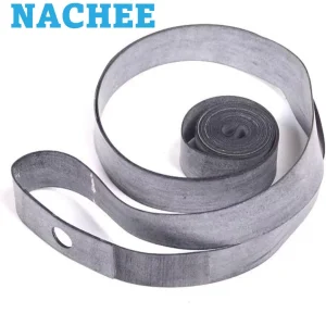 Ruban réparation chambre à air pneu bicyclette 21 pouces x 22mm étanche pratique en caoutchouc butyle NACHEE accessoire réparation pneu moto style fonctionnel couleur gris foncé