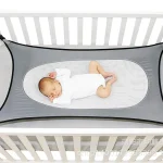 Hamac bébé amovible respirant sommeil bébé berceau familial européen et américain nouveauné lit balançoire bébé 06 mois gris