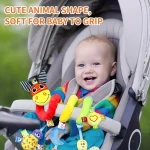 Hochets suspendus pour bébé jouets éveil 012 mois poussette berceau voiture lit spirale poupée mobile