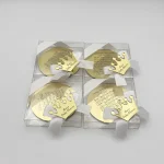 Médailles islamiques pour bébé Ayatul Kursi cadeau personnalisé pour Aqiqah Eid baby shower coranique bienvenue bébé  10 pièces