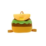 Sac à dos enfant hamburger cartoon sac à dos ludique pour école sac à dos pour enfant filles garçons sac à dos original sac à dos en tissu doux sac à dos pratique et sécuritaire