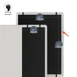 Revêtement de lit conducteur matelas à la terre housse cuir végétalien coussin relaxant set Size jumelle  EU 137x180cm