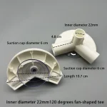 Connecteur PVC tee en plastique blanc pour ventilation plomberie système bébé jouet montage pratique diamètre 22mm