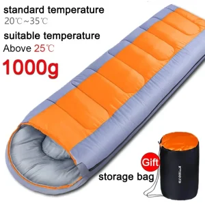 Sac de couchage de Camping en plein air 1000g coton chaud hiver sac de couchage imperméable conception chaude et légère pour sac à dos et Camp Sac de couchage de Camping en plein air 1000g coton chaud hiver sac de couchage imperméable conception chaude et légère pour sac à dos et Camp