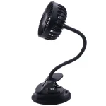 Ventilateur clipon pour poussette 3 vitesses réglables flexible rechargeable USB design moderne portable idéal pour bébé camping bureaux