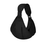Portebébé en sling ergonomique pour bébé et jeune enfant portage confortable et sécurisé design moderne en noir