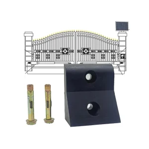 Butée de portail de qualité de sécurité – Support de limite en caoutchouc renforcé pour portails battants automatiques lourds Butée de portail de qualité de sécurité – Support de limite en caoutchouc renforcé pour portails battants automatiques lourds