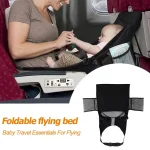 Lit d&rsquo;avion de voyage pour bébé extension siège voiture reposepieds portable hamac bébé lit de sommeil compact sécuritaire et facile à transporter